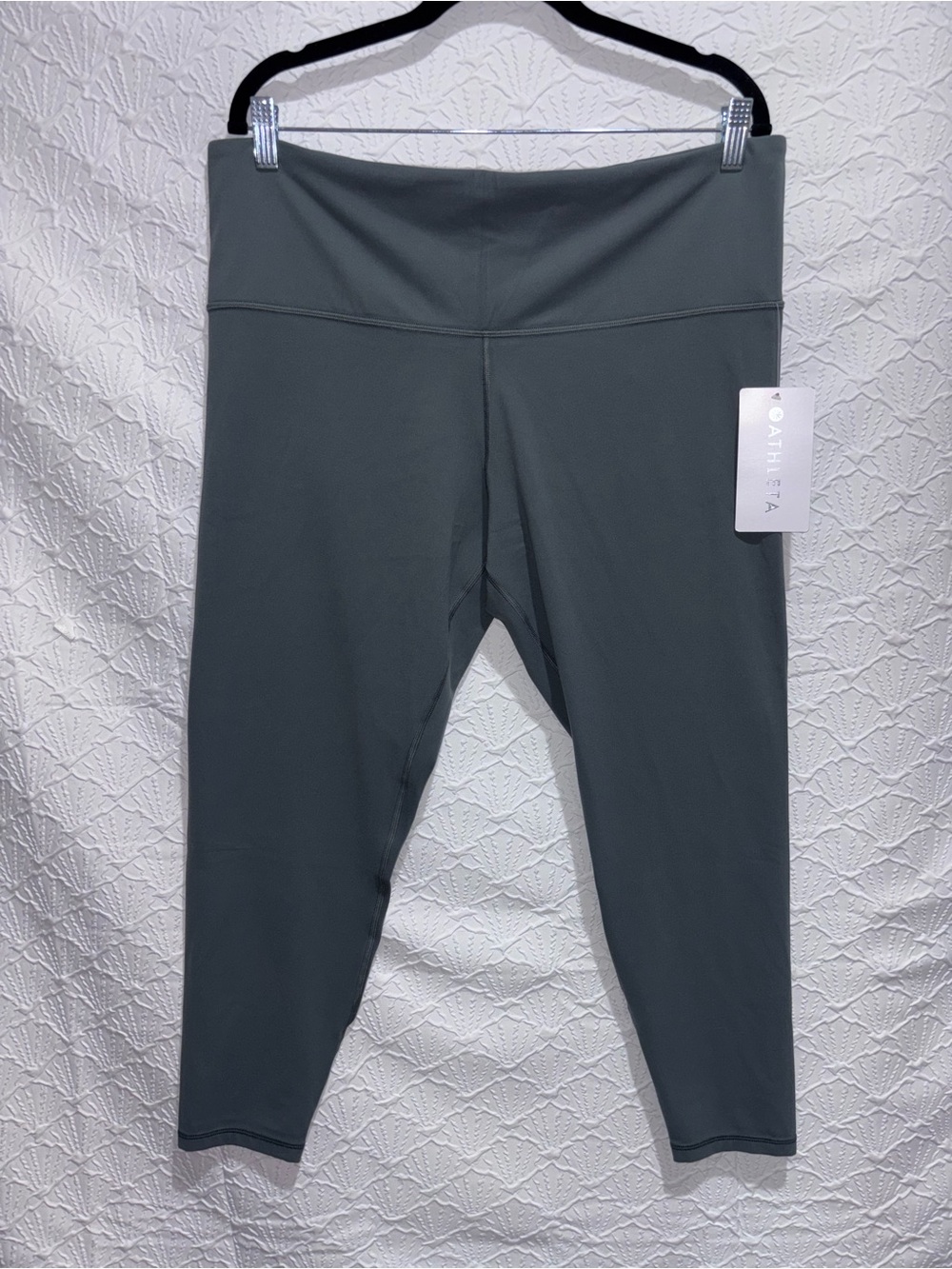 Athleta Ultra High Rise Elation Tight Leggings 2X NWT Sage Green PowerVita Yoga